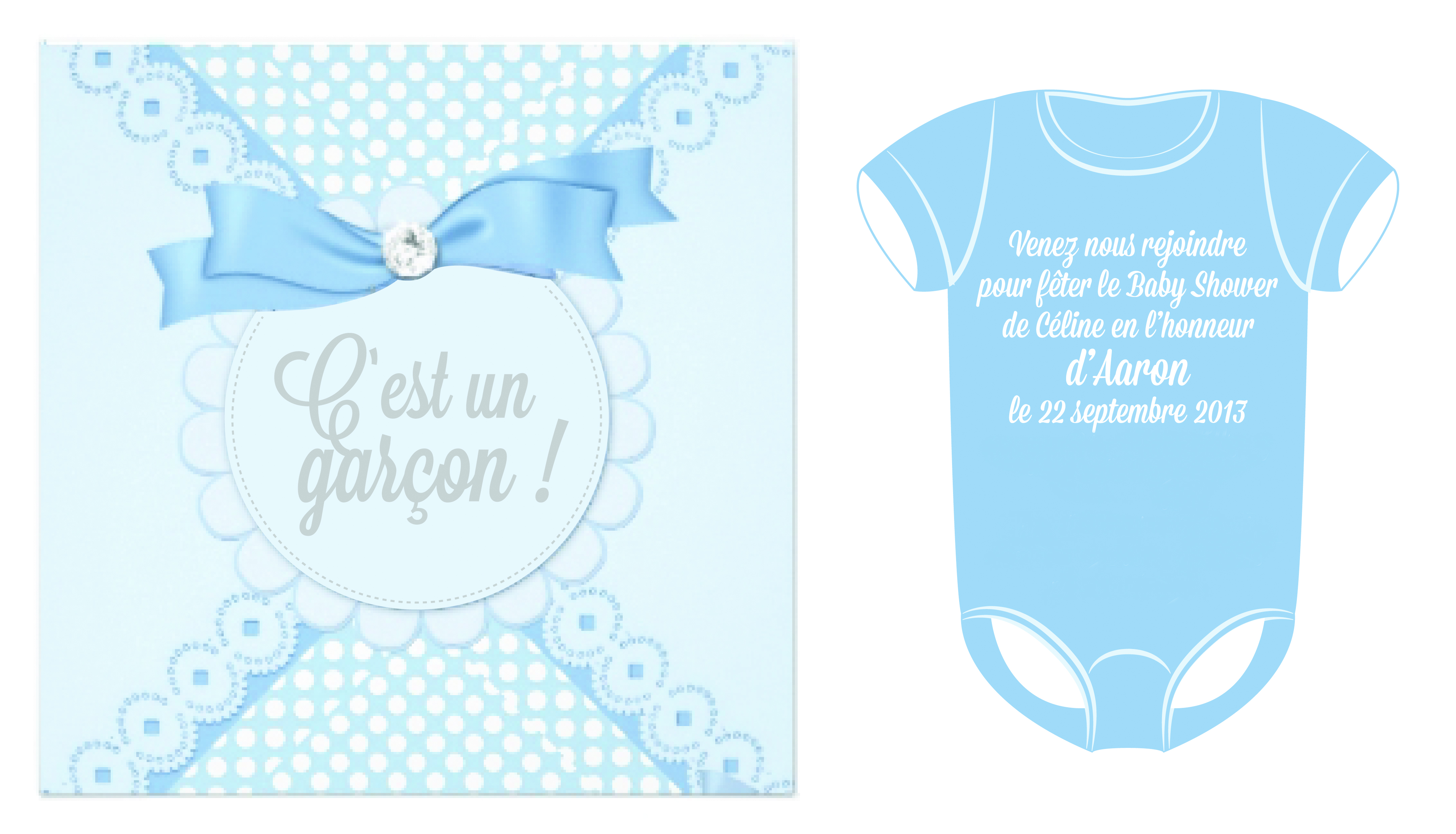 modele carte invitation baby shower